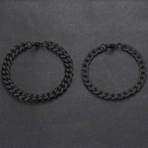 2pcs Men Minimalist Chain Bracelet - Picture 3 of 4